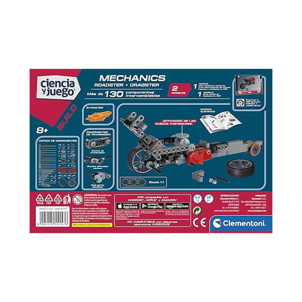 CLEMENTONI LABORATORIO DE MECANICA - ROADSTER Y DRAGSTER3