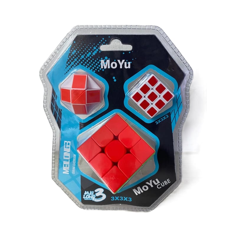 MOYU PACK ( CUBO 3X3+SNAKE+MINI CUBO)1
