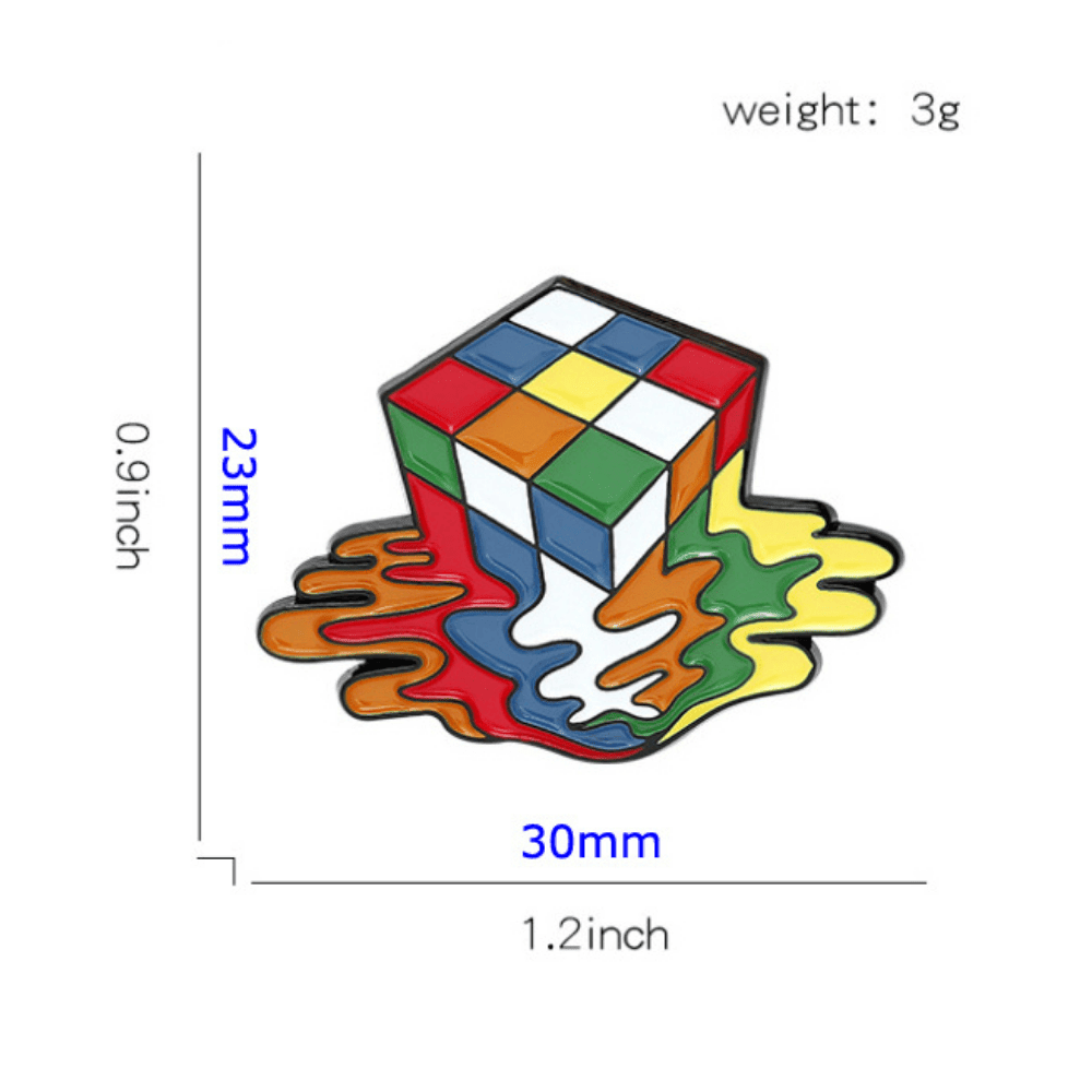BROCHE CUBO DE RUBIK3