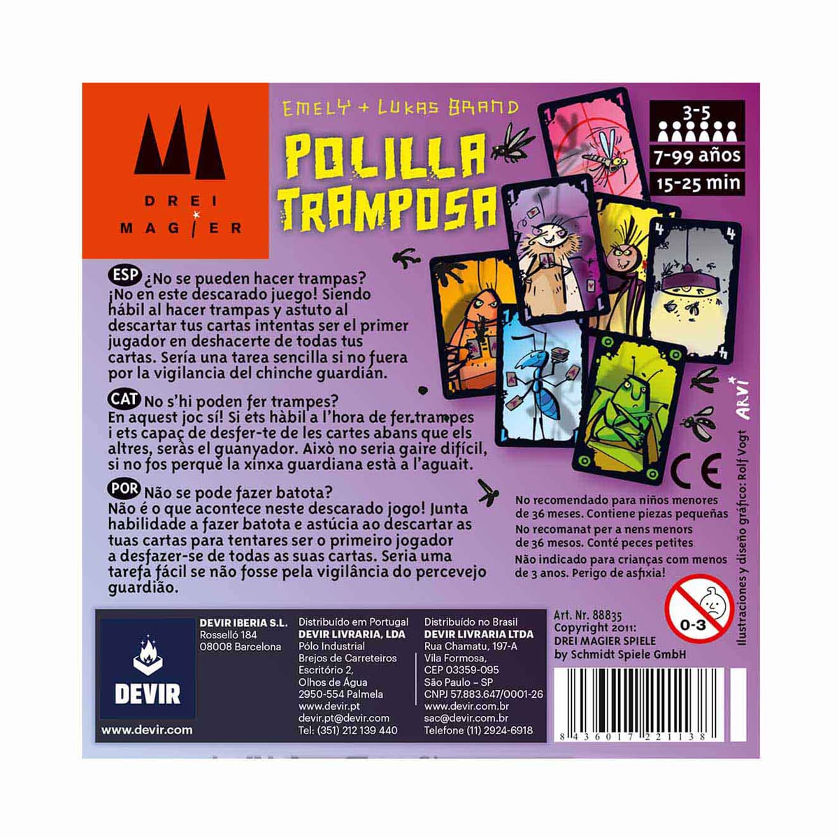 POLILLA TRAMPOSA ORIGINAL - JUEGO DE CARTAS4