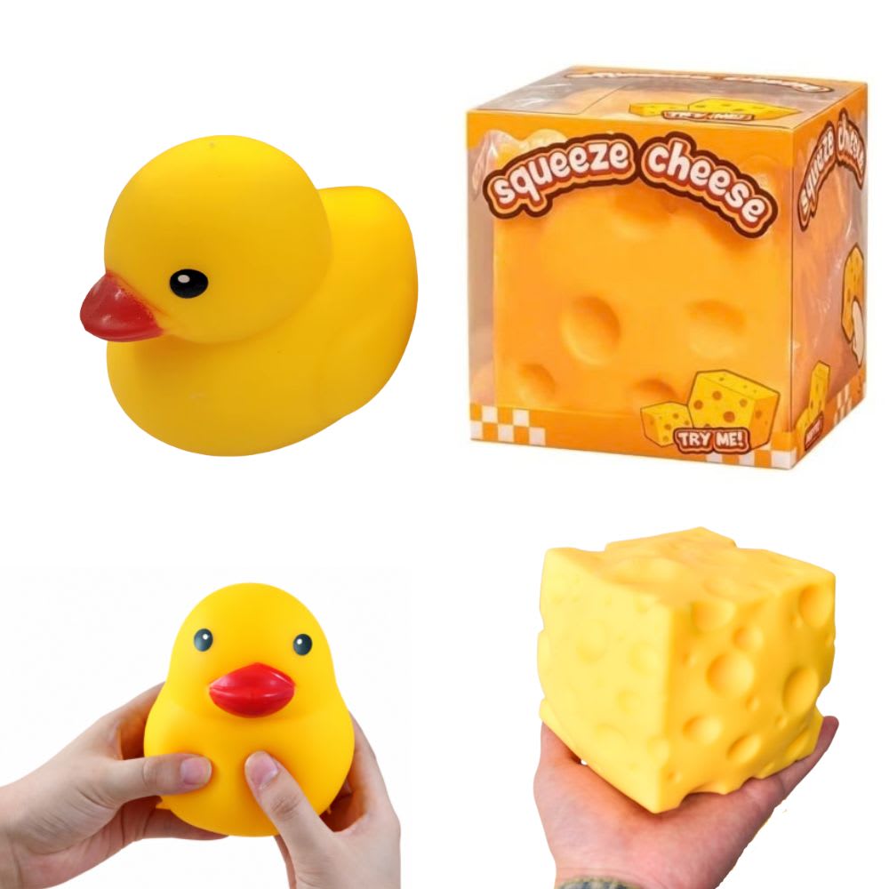 PACK SQUISHY PATO XL Y QUESO XL1