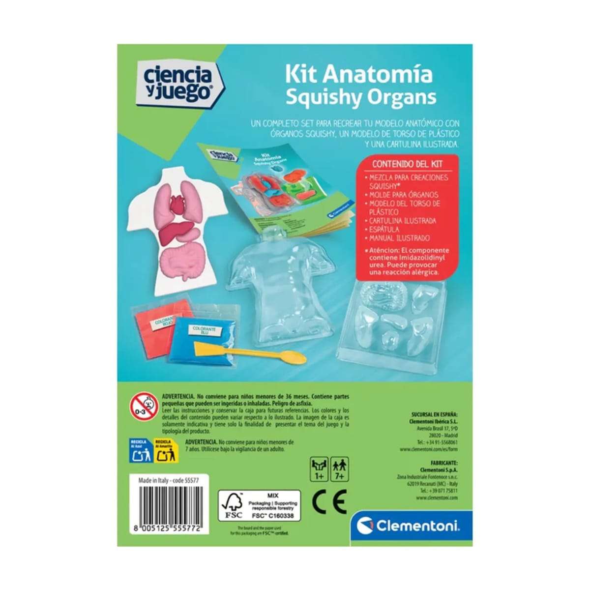 CLEMENTONI KIT DE ANATOMIA CON ORGANOS SQUISHY3