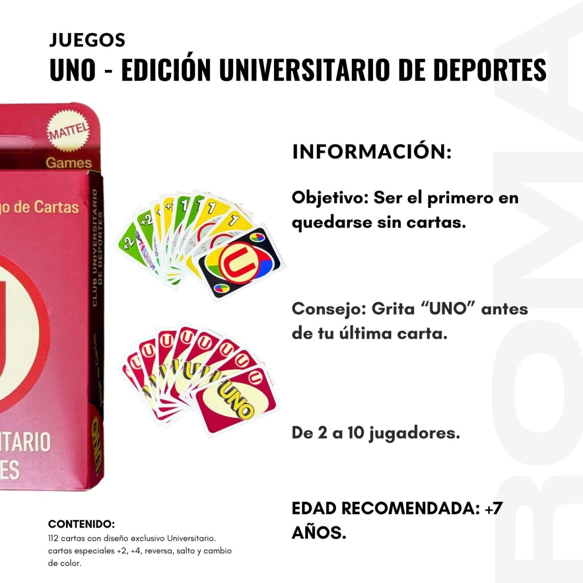 UNO UNIVERSITARIO - JUEGO DE CARTAS3