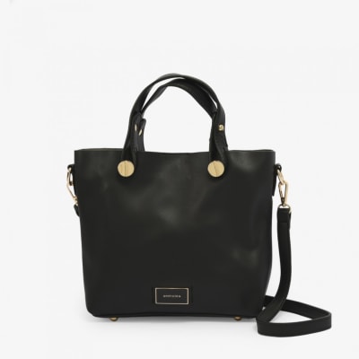 HONKI CARTERA TIPO DOS ASAS PEQ. NEGRO