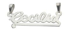 Colgante Nombre Cecilia