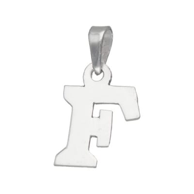 Colgante Letra F estampada