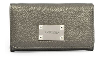 LOLITA BILLETERA ACORDEON MEDIANA PLATEADO OSCURO