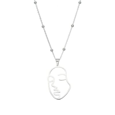 Collar Máscaras y Esferas