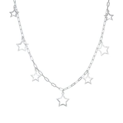 Collar Maxi Estrellas Facetadas