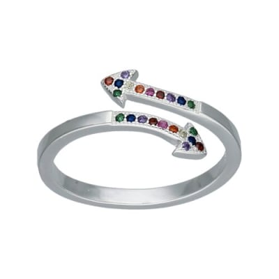 Anillo Ajustable Flecha Multicolor