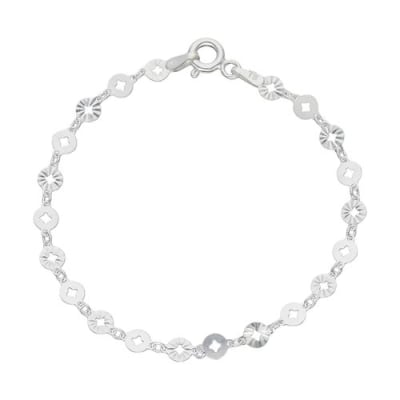 Pulsera Círculos Facerados 16 cm