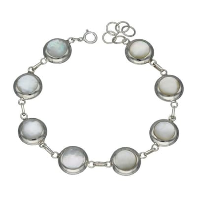 Pulsera Reversible Nácar Lapislázuli