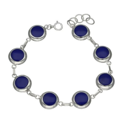 Pulsera Reversible Nácar Lapislázuli