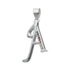 Colgante Letra A con Circones Multicolor1