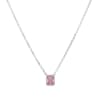 Collar Circón Baguette Rosa Francia1