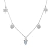 Collar Piedra Luna Estrella Fugaz Circones1