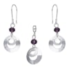 Conjunto Círculos Cristal Hecho con Swarovki1