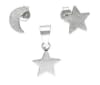 Conjunto Desigual Media Luna y Estrella Satinada1
