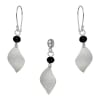 Conjunto Hoja Cristal Hecho con Swarovski1