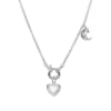 Collar Corazón Detente y Media Luna con Broche Timón1