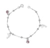 Pulsera delfines circón Rosa Francia1