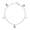Pulsera Estrellas Circones Rosa Francia1