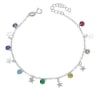 Pulsera Estrellas Cristales  Swarovski 7 Chakras1