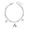 Pulsera triple estrellas circones multicolor1