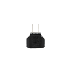 ADAPTADOR ENCHUFE REDONDO A PLANO (XD-601-B1) OPALUX