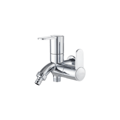 CAÑO DOBLE PICO PVC CROMADO (FANTASTIC) METUSA
