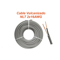 CABLE VULCANIZADO 2X16 X METRO INDECO