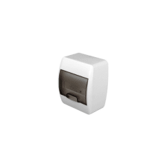 CAJA PLASTICA VISIBLE 6 POLOS (A-128)