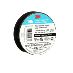 CINTA AISLANTE NEGRO 165 TEMFLEX 19MM X 18.3M M/3M