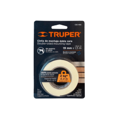 CINTA DOBLE CONTACTO 19MM X 1.5MTS (11724) TRUPER