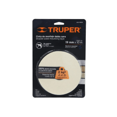 CINTA DOBLE CONTACTO 19MM X 10MTS (11726) TRUPER 0