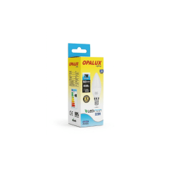 FOCO VELA LED 7W BLANCO E-14 (OP-7W31C) OPALUX