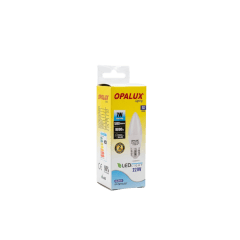 FOCO VELA LED 7W BLANCO E-27 (OP-7W31C) OPALUX