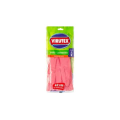 GUANTE ROSADO MANGA LARGA TALLA L VIRUTEX