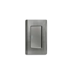 INTERRUPTOR SIMPLE METAL (OP-011) OPALUX