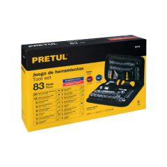 JUEGO DE HERRAMIENTAS X 83 UND (22984) PRETUL