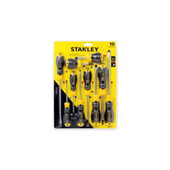 JUEGO DESARMADORES X 10PCS (60-100S) STANLEY 0
