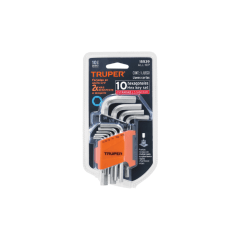 JUEGO LLAVES ALLEN STANDAR X 10 UND (15539) TRUPER 0