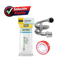 PACK INSTALACIÓN INODORO VALVULA AJUSTABLE 7/8
