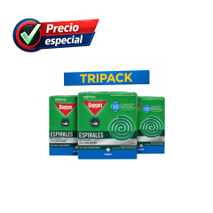 PACK X 3 ESPIRALES BAYGON