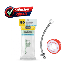 PACK INSTALACIÓN INODORO VALVULA AJUSTABLE 7/8