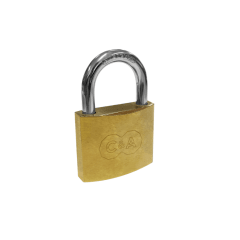 CANDADO 60MM DORADO C&A
