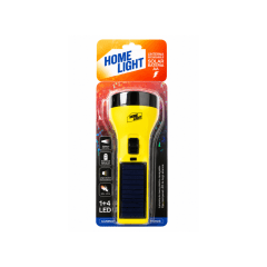 LINTERNA RECARGABLE SOLAR C/PILA AA HOME LIGHT