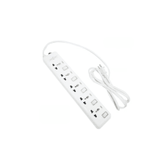 SUPRESOR DE PICO 5 TOMAS C/INTERRUPTOR X 3MTS HOME LIGHT