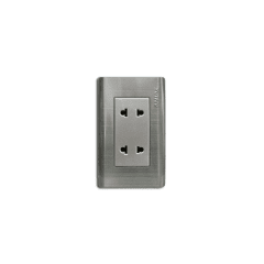 TOMA DOBLE METAL (OP-S04I) OPALUX