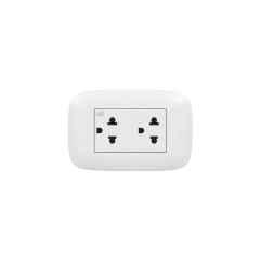 TOMA DOBLE UNIVERSAL LINEA TIERRA (P1222) BTICINO 0